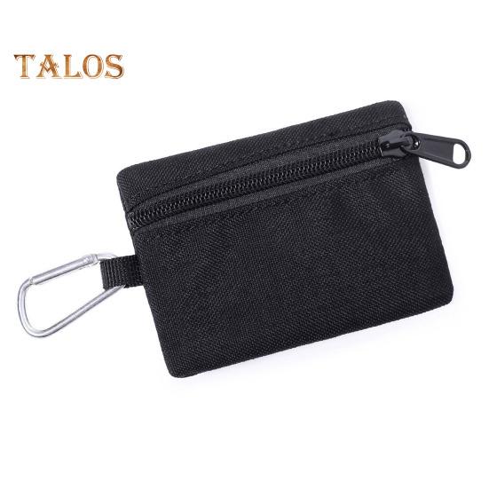 

Карманный брелок для ключей, кошелек для монет, ключей от машины, держатель для удостоверения личности, мини-органайзер для инструментов, поясной чехол, кошелек для активного отдыха чёрный