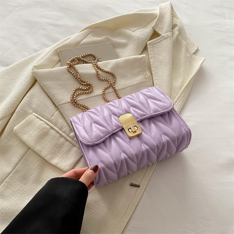 Trendy Vintage Commuter Bag Stylish Summer 2024 Shoulder Crossbody Square Pu Bag