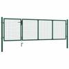 Steel Garden Gate 350 X 100 Cm Green