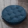 60x60cm Nordic Plain Velvet Tatami Round Cushion Pillow Thickened Winter Sofa Back Cushion Floor Meditation Cushion Futon Round
