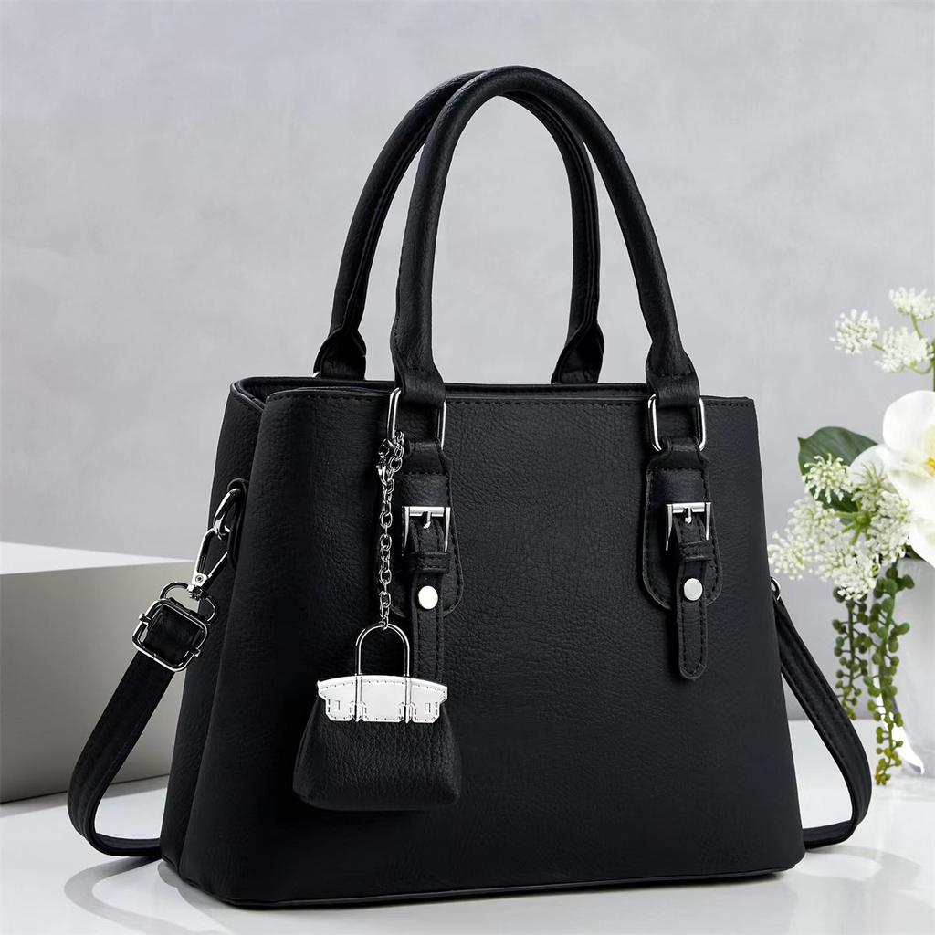Women's PU Leather Top Handle Satchel Shoulder Tote Bags Casual Purses and Handbags Shopping Shoulder Bags Messenger Tote Bag Crossbody Bag for Women
