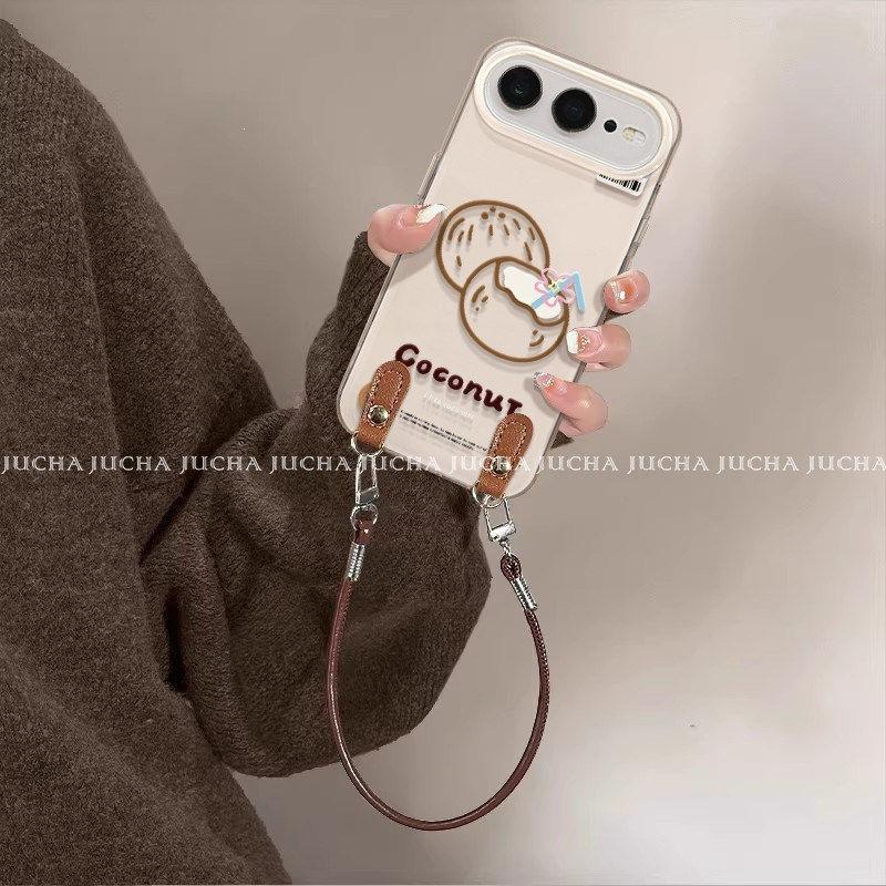 Applicable to Huawei Honor 111pro mobile phone case Korean creative 111 super version female simple hand-painted coconut