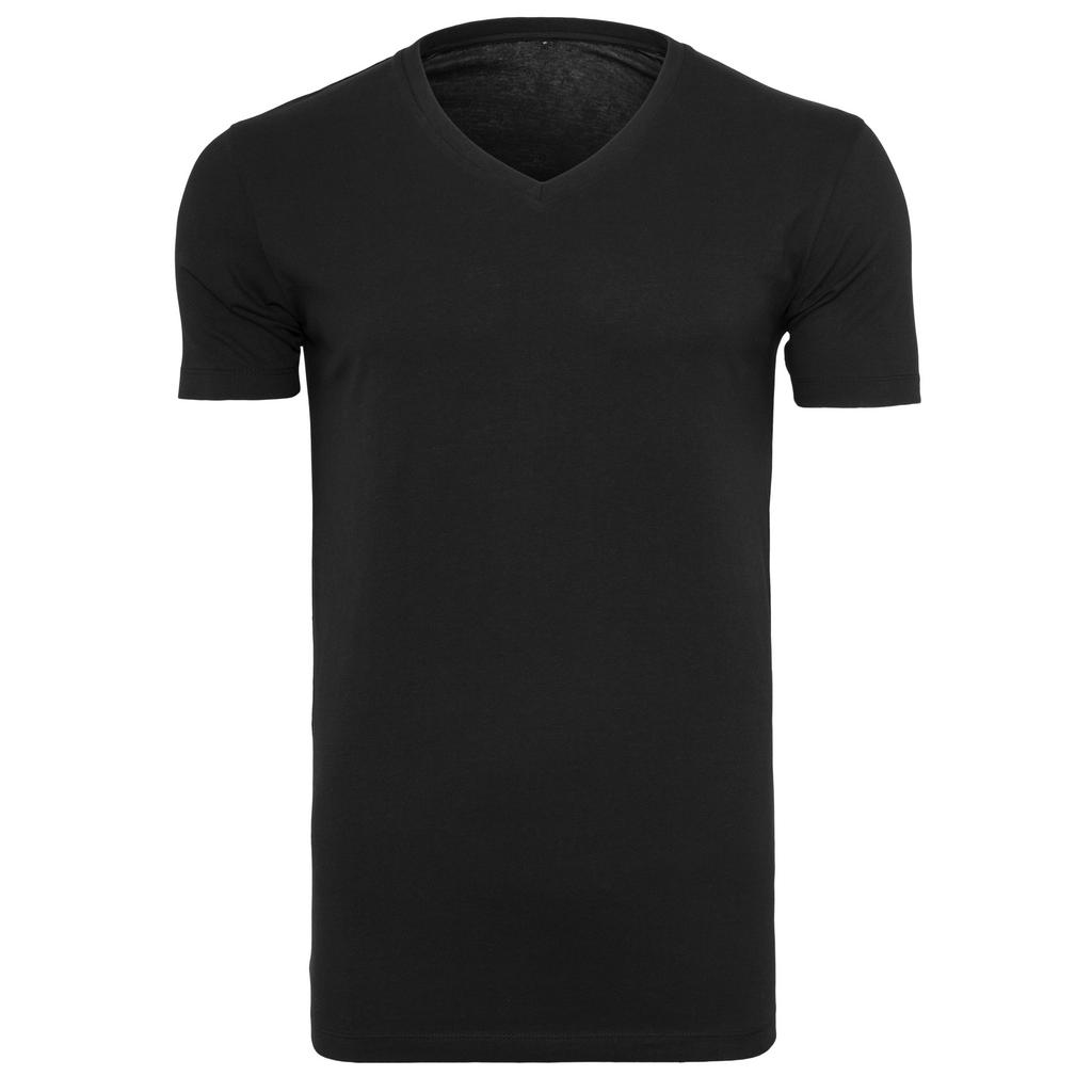 Build Your Brand Unisex Adult Lightweight V Neck T-Shirt