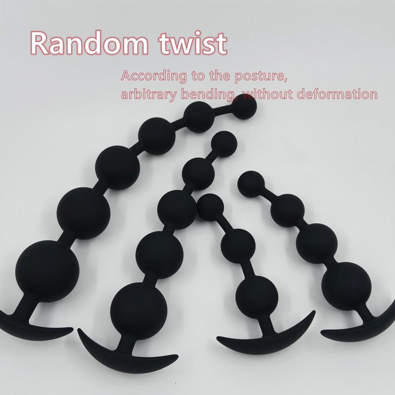 Super Long Anal Beads Anal Plug Prostate Massage Big Butt Plug Vaginal Balls Anal Stimulation Pull Bead Dildo Deep Anal sex Toy