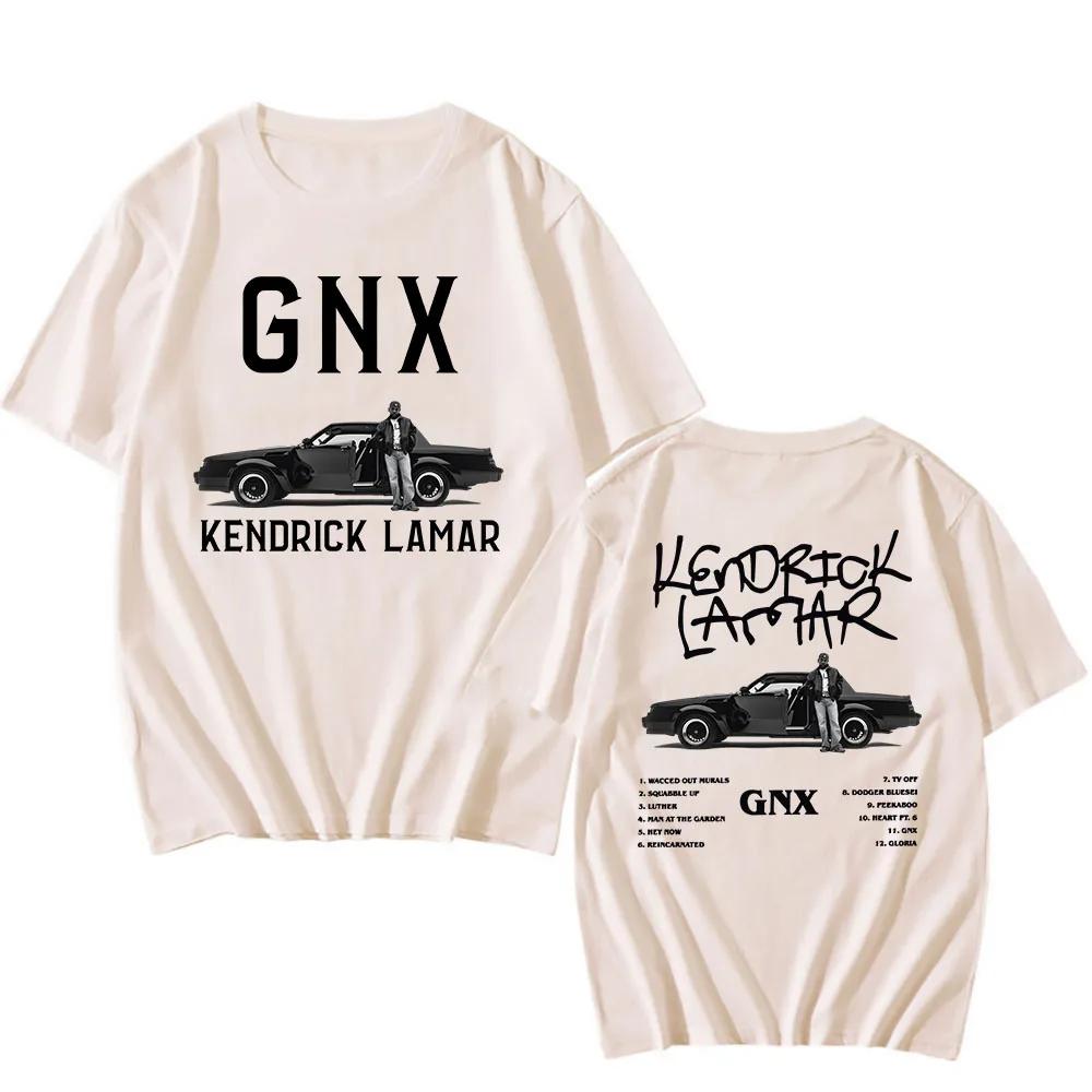 Kendrick Lamar X SZA GrandNational Tour 2025 Tshirts GNX Album Graphic Print T-shirt Cotton Summer Soft Tee-shirt Unisex Men Top