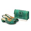Sandalias de Tacón Alto con Bolsa para Zapatos Italiana, Adorno de Pedrería y Hebilla Floral para Bodas y Fiestas