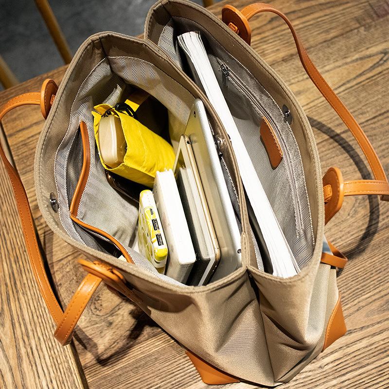 Premium bag 2025 new versatile Oxford cloth fashion portable women's bag waterproof, lightweight and large-capacity tote bag