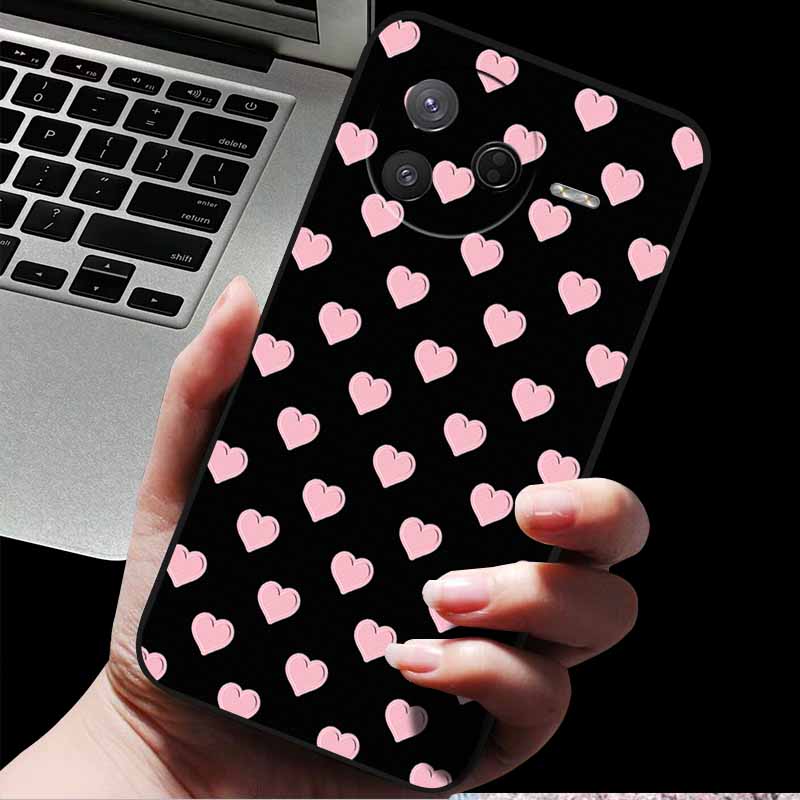 For Xiaomi Poco F7 Pro/ Poco F7 Ultra 5G 3D Relief Flower Emboss Soft Silicone Back Cover Case for Poco F7 Pro Ultra Relief Case