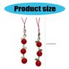 Fashionable Tomato Leaf Designs Girl Keychain Sturdy Resin Charm Accessory for Keys and Bags Decoration Daily Use
