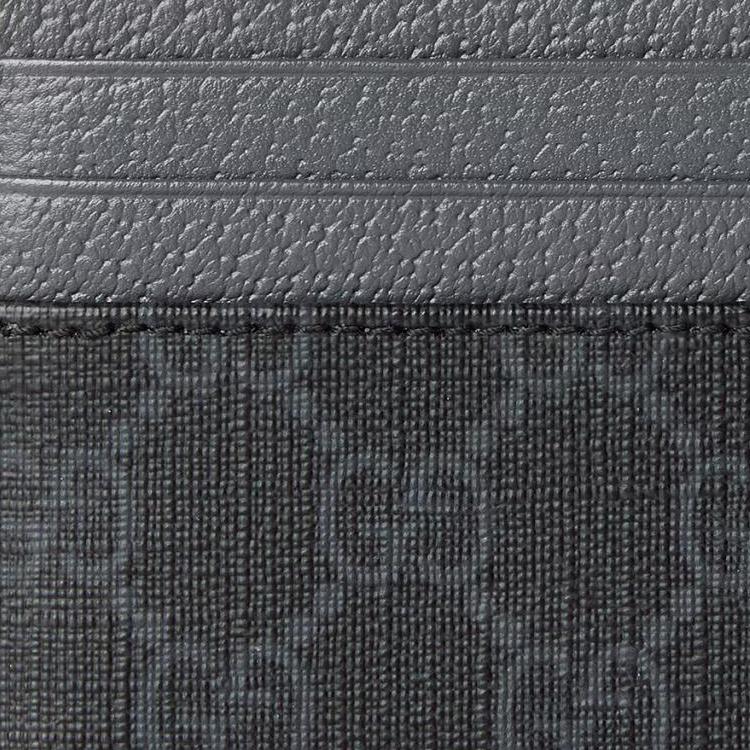 Gucci Logo Supreme Canvas Card Holder Unisex Wallets Black 795230-FACQC-1048