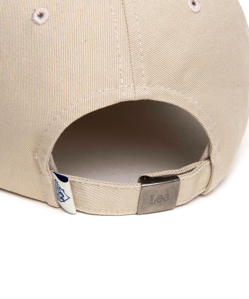 LEE Vintage Logo Cotton Ball Cap Beige
