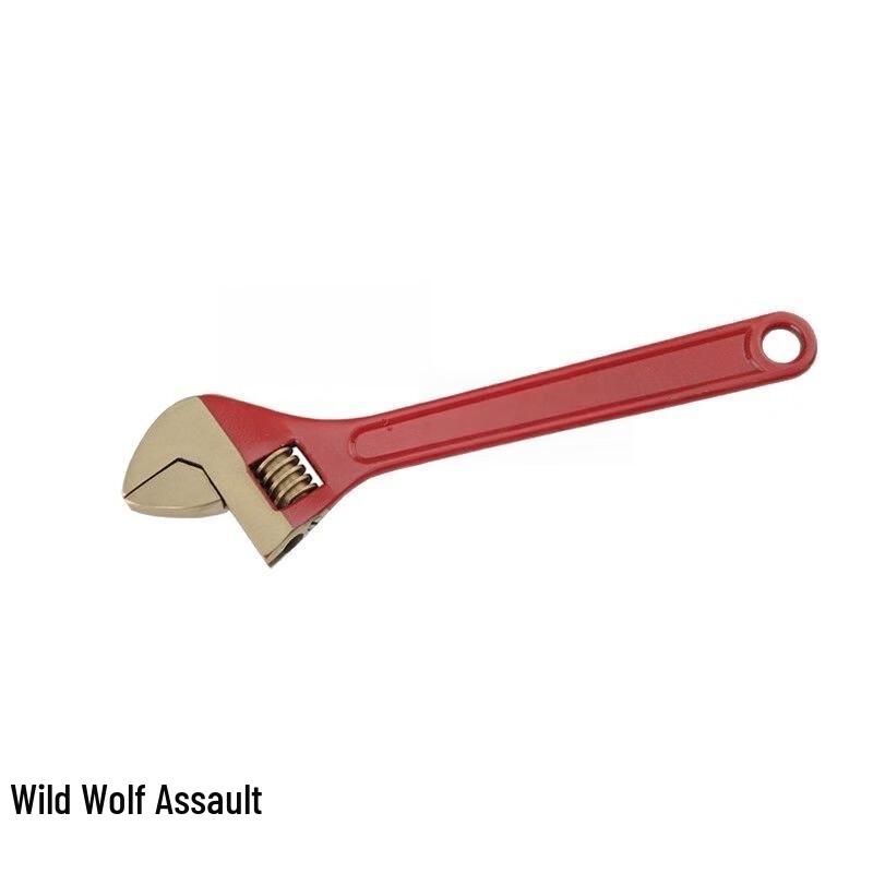 Wild Wolf Beryllium Bronze Explosion-Proof Adjustable Wrench