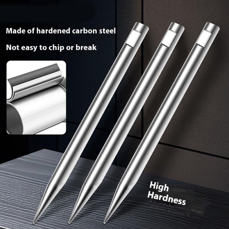 5Pcs Carbon Steel Jewelry Punch Pins For Precise Hole Drilling And Pendant Stamping Practical Punching Tool