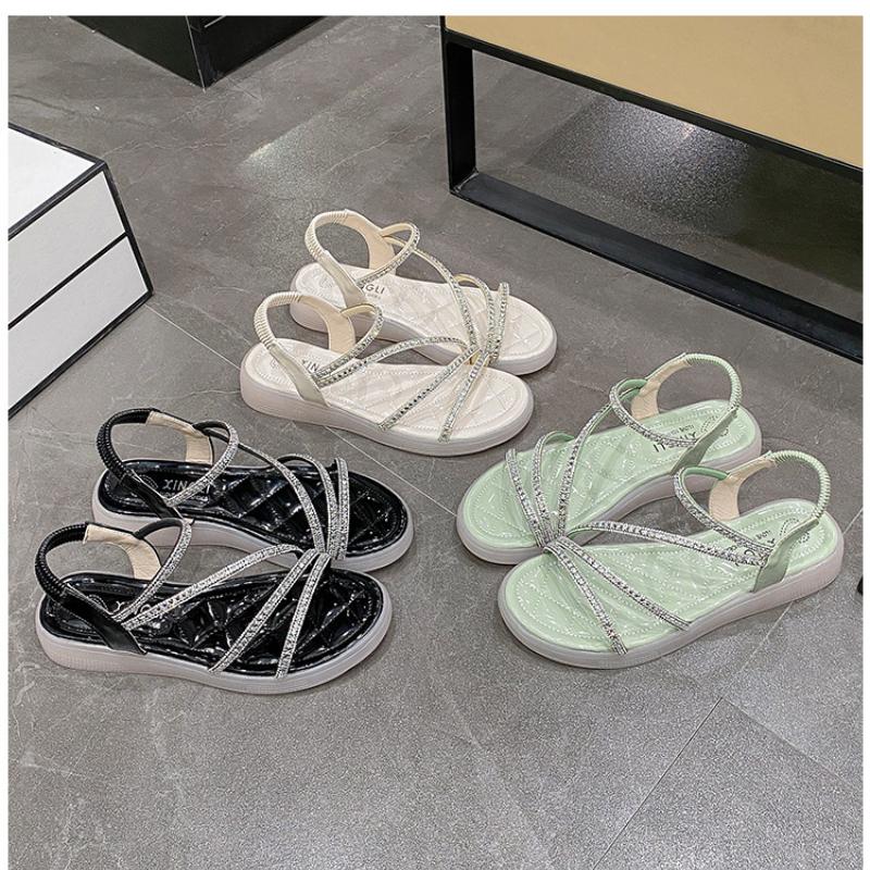 2025 Summer New Fashion Thick Bottom Roman Shoes Sandals