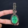 Australischer Triplet-Opal-Edelstein, reiner Kupferdraht, umwickelt, handgefertigter Anhänger-Schmuck für Weihnachtsgeschenk
