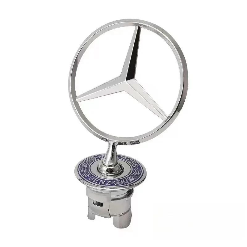 

C200 E200 New 2025 For Mercedes Benz Zinc Alloy Car Front Hood Emblem Badge Accessories For Mercedes Benz AMG W213 W223 W240 W21