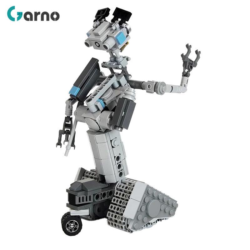 MOC Johnnyed 5 Movie Shorted-Circuits Military Emotional Robot Building Block Set for Astroed Robots Model Brick Toy KIds