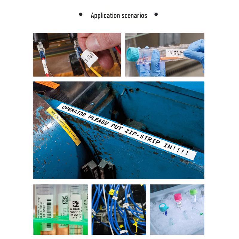 Compatible Vinyl Tape Ribbon for Brady BMP21PLUS: Models M21-500-499/595/488