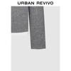 UR Women's Casual Color-block Faux Two-Piece Knit Sweater