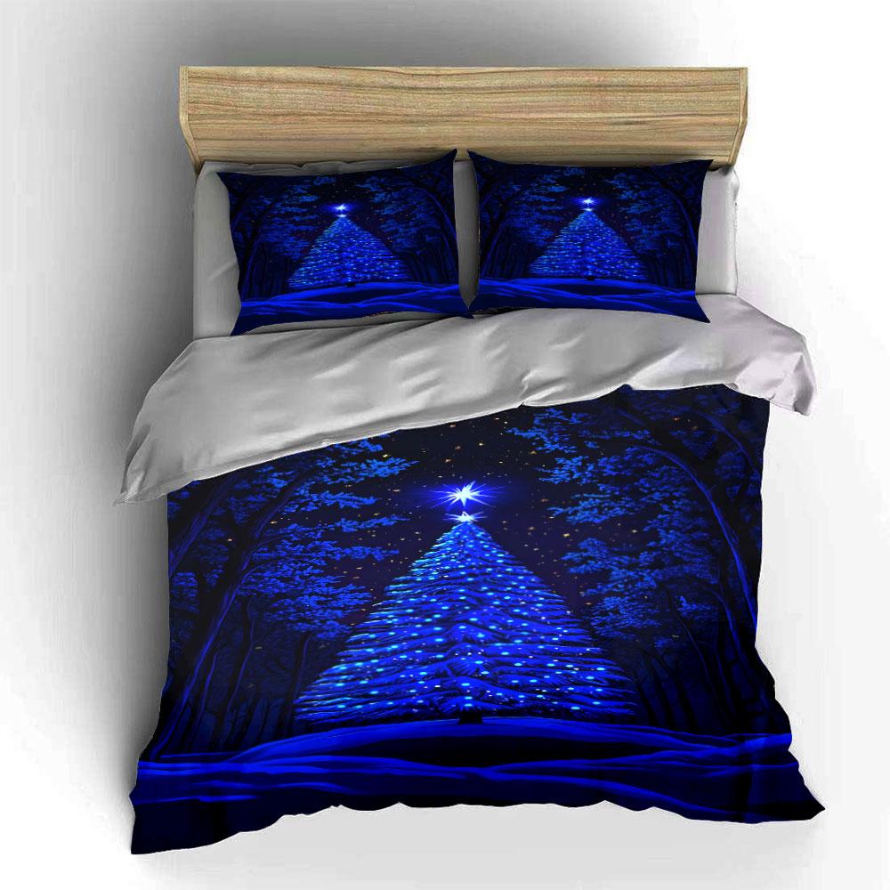 Radiant midnight forest glow Bedding sets Duvet cover sets Duvet covers Pillowcases(1*Duvet Cover 2*Pillowcases without duvet insert)