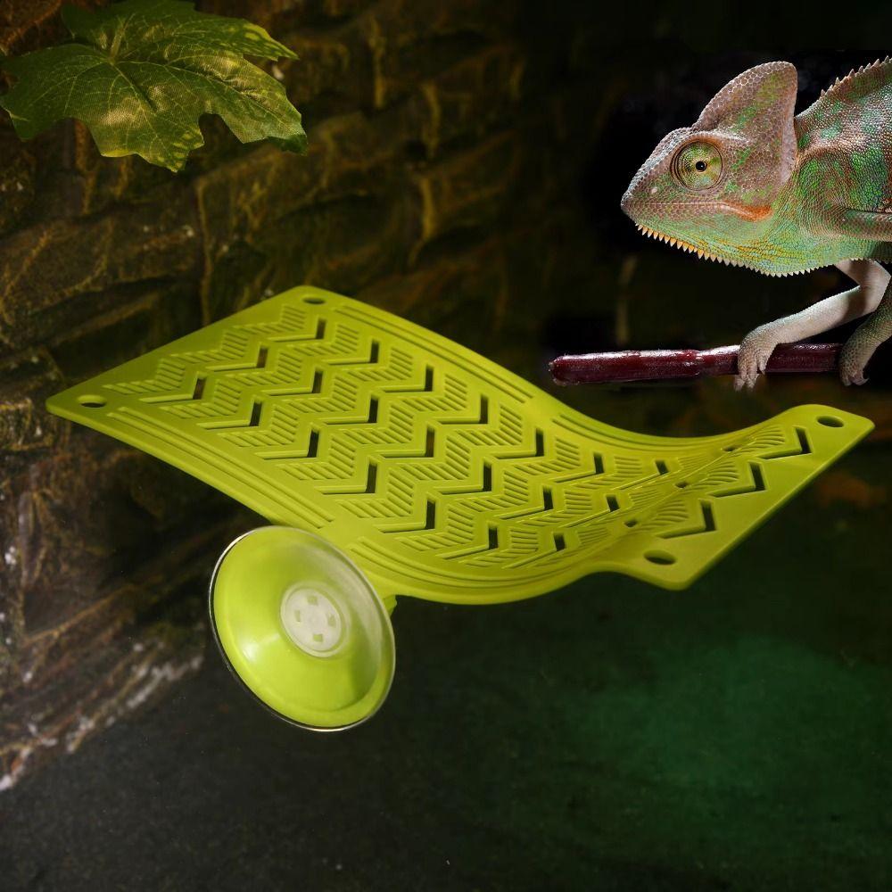 Suction Cup Lizard Climbing Hanging Bed with Rope Sun Mat Hammock Pet Cradle Crawler  Frogs