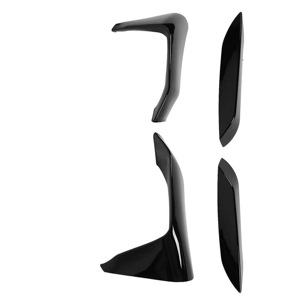 4Pcs Front Bumper Grille Fog Light Spoiler Set ABS Improve Sporty Appearance Front Bumper Splitter for F80 F82 F8  4