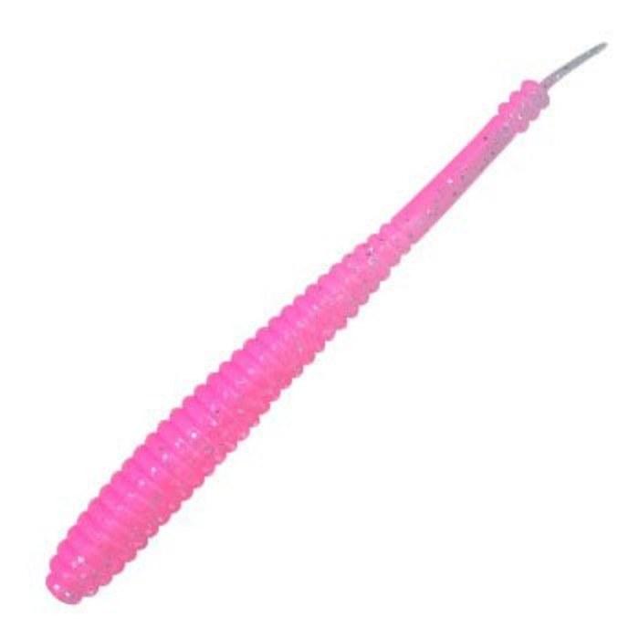 JACKALL I-SHAD Salt Worm 3.8 inch Glow Pink/Clear S