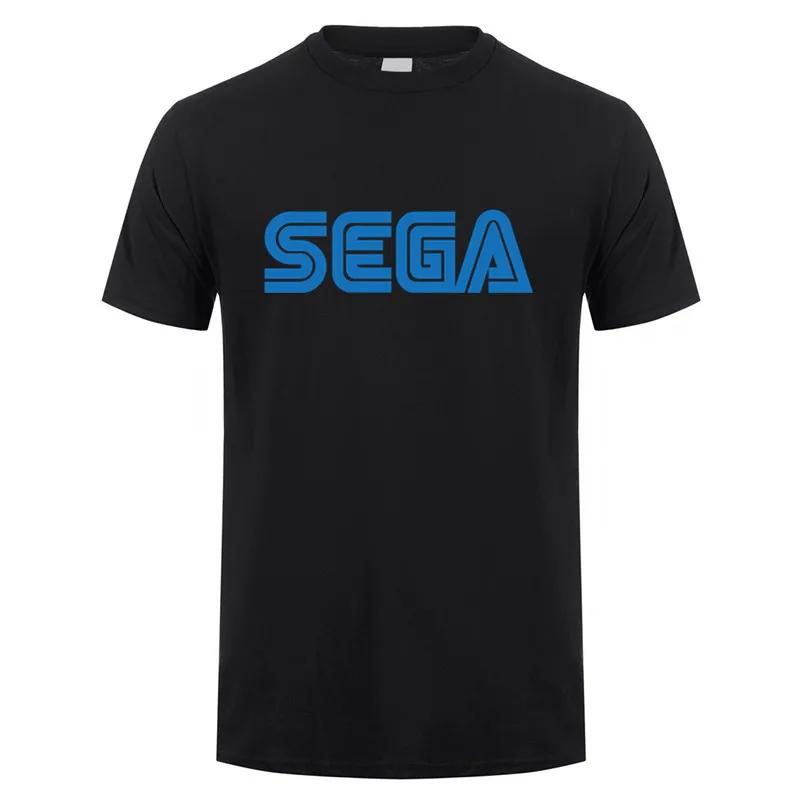 Sega T Shirts Casual Cotton Short Sleeve Summer Sega Logo Tshirt Man Tops Tees LH-286