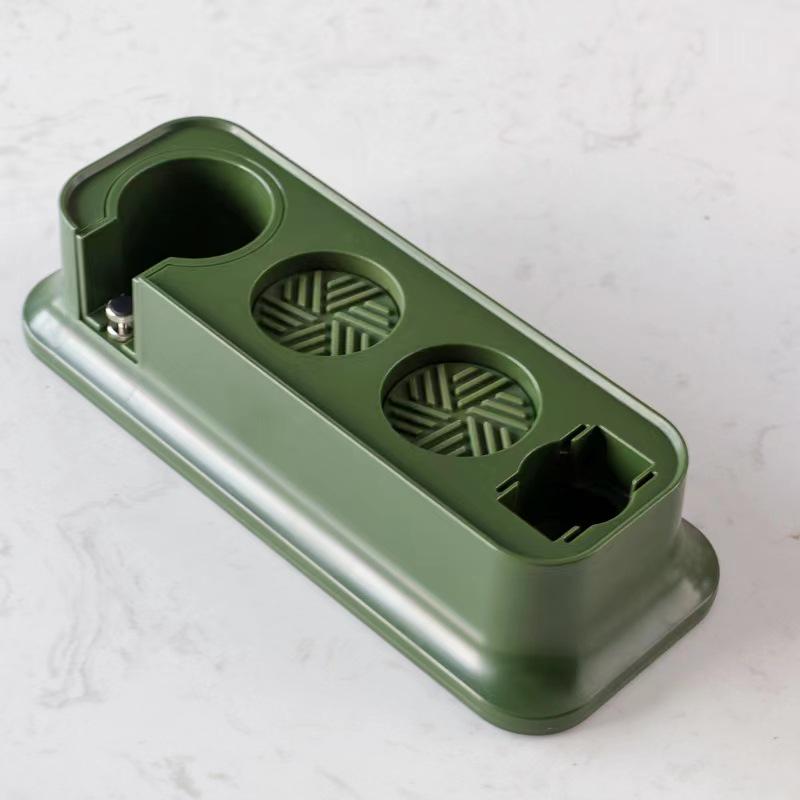 Matvarekvalitets rustfritt stål silikonpresset pulverfond kaffestamper