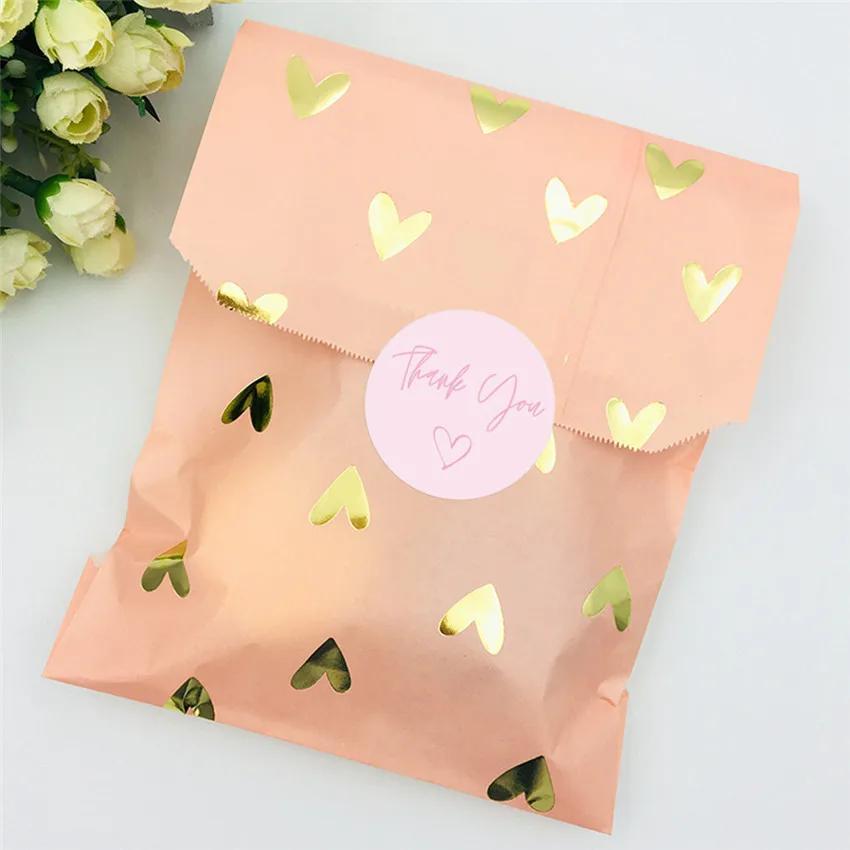 Thank You Stickers Waterproof Labels Packaging Label Business Stickers Sealing Tape Cute Stickers Aesthetic Stickers