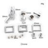 1 Set Hardware Case Bag Accessories Metal Bag Locks Clasp Bag Lcok Kit For Handbags Purse Tote Closures Snap Clasps Diy Craft