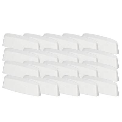 Tapa de Drenaje Para Ventanas de PVC, Tapa Blanca, 36 Mm, Juego de 20