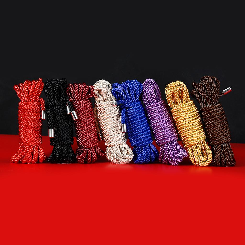 5M/10M Polyester Shibari Rope Adult SM Restraint Games BDSM Bondage Rope Body To Tied Binding Binder Erotic Sex Toys for