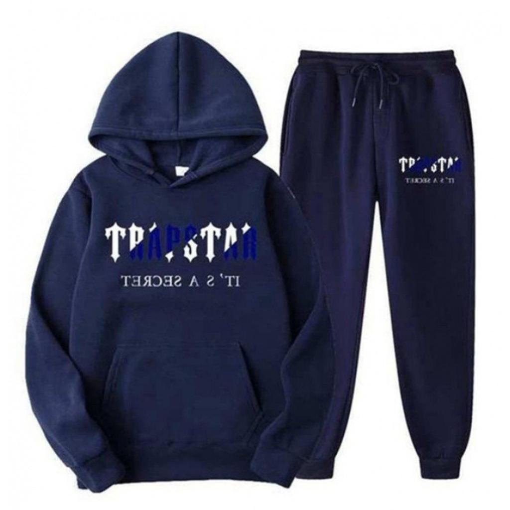 Women's Hooded Athletic Tracksuit Unisex Two-Piece Running Clothing Long Sleeve Pullover Hoodie Sweatshirt + Track Pants Set