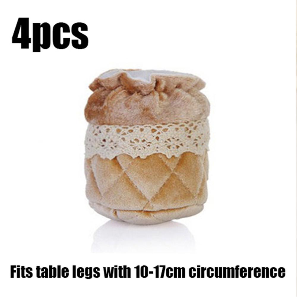 

4 шт. чехлы на ножки стульев бесшумные и износостойкие ткани усиленные защита ножек стульев подкладки для столов и стульев домашний декор