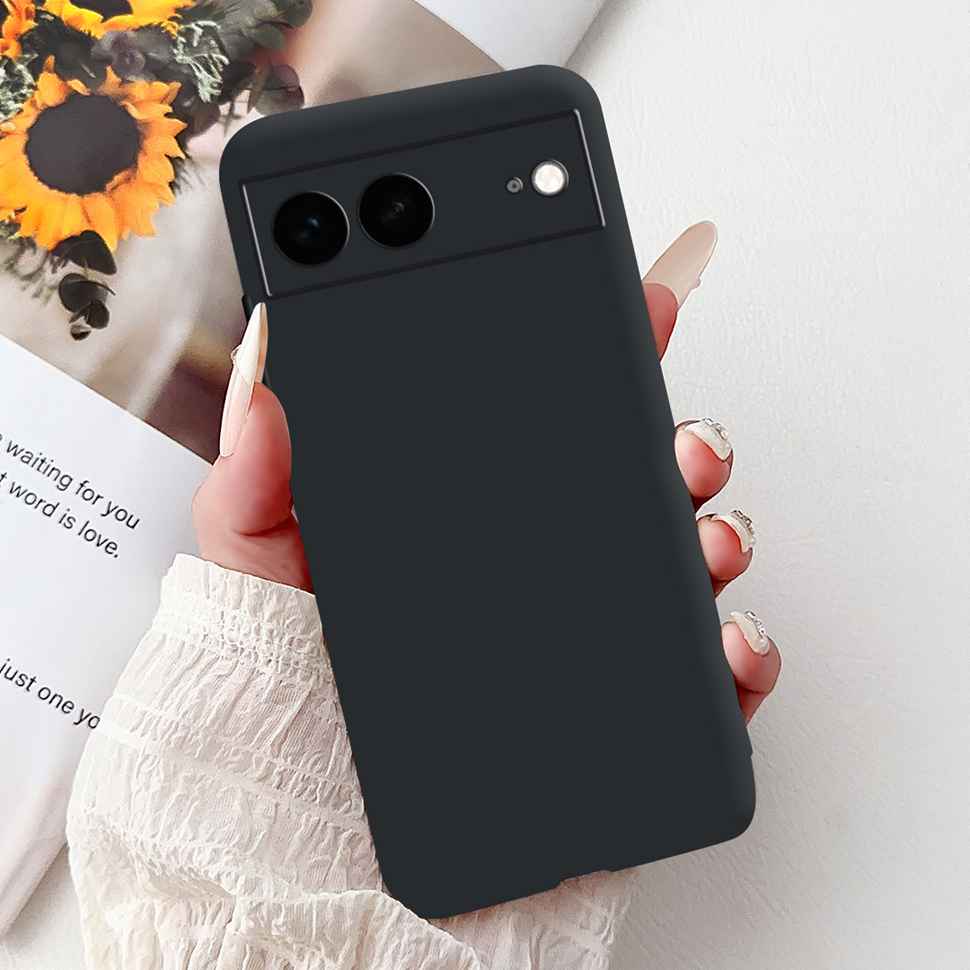 

For Google Pixel 7 GVU6C Case Cute Cartoon Animal Rabbit TPU Black Cover For Google Pixel 7Pro 7pro GP4BC Protective Cases Coque Google Pixel 7