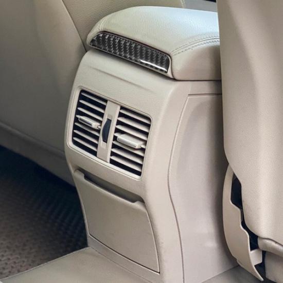 For Mercedes Benz CLA GLA Carbon Fiber Rear Center Air Vent Upper Cover Trim