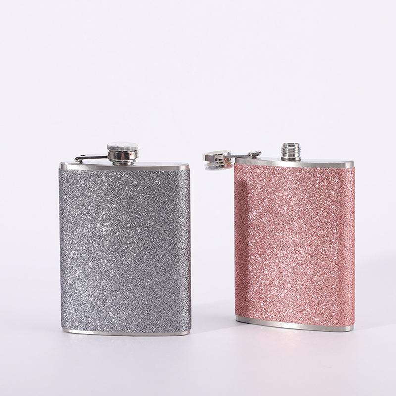 1PC Glitter Outdoors Wine Bottle Personality Multicolour High-Grade Gift Chic Stainless Steel Wine Pot Portable Accessories