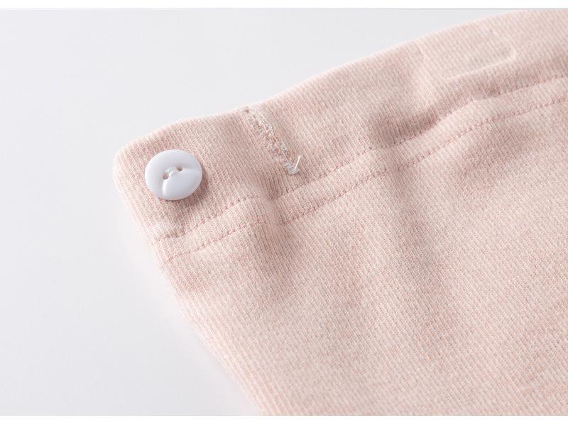 Adjustable Cotton Maternity Support Pants - Thick, Warm, & Lined for All Seasons