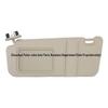 Beige Sun Visor with Light for 2007-2011 Toyota Camry (Left Side), 74320-06800-E0