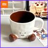 Xiaomi Creative Ceramic Coffee Mugs for Couples Cute Cartoon Valentine Birthday Gift Set with Gift Box Packaging