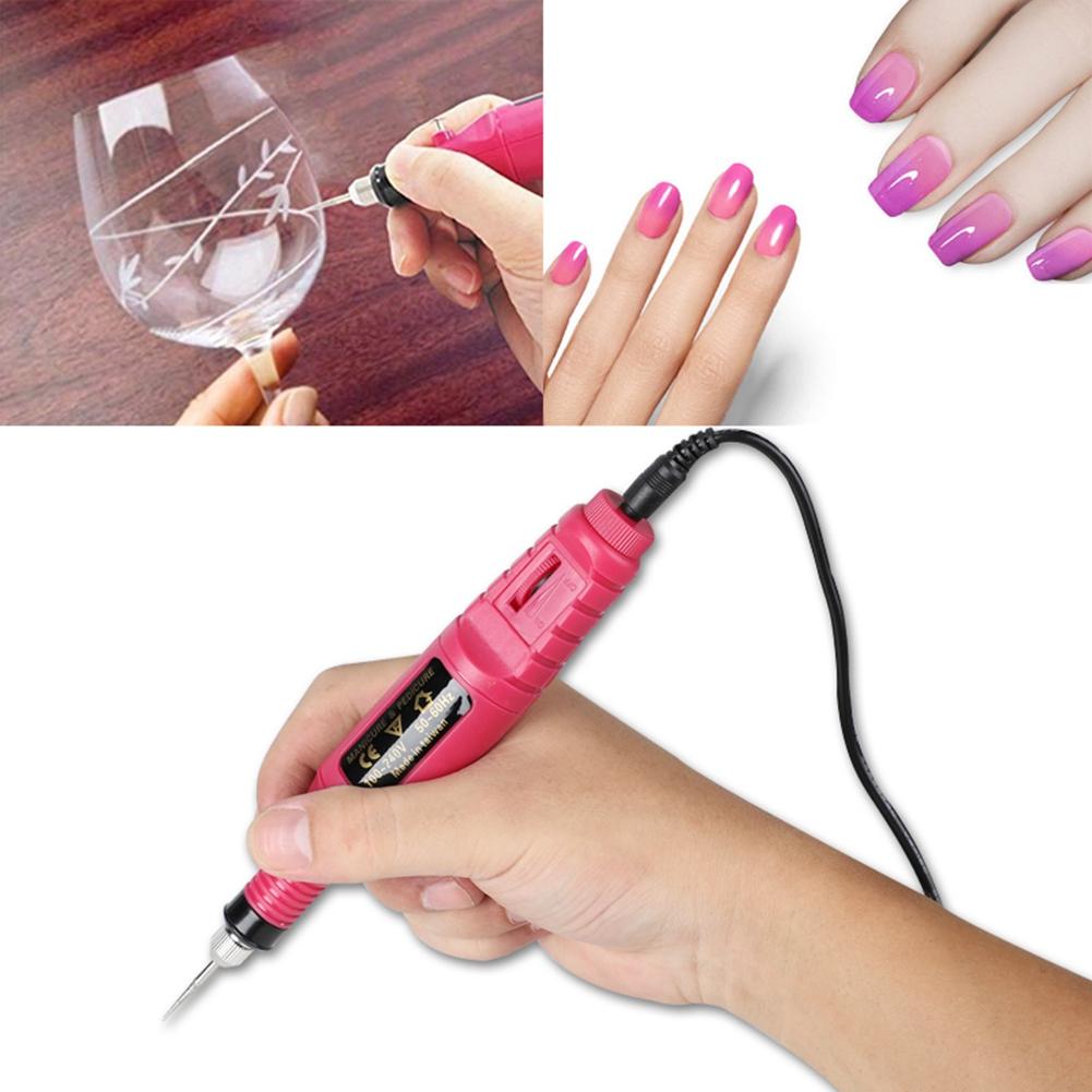 Electric Mini DIY Engraving Tool Kit for Jewelry Polishing Manicure Machine