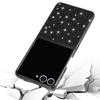Für Samsung Galaxy Z Flip7 5G Hülle PC Glitzernde Glitzer Handy Rückseite