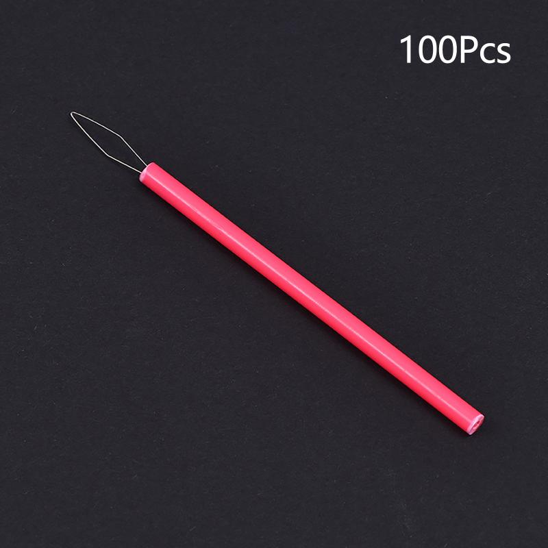 100Pcs Essential Plastic Threading Tool Set For Sewing - A Convenient Sewing Tool Suitable For Beadwork And Handicrafts