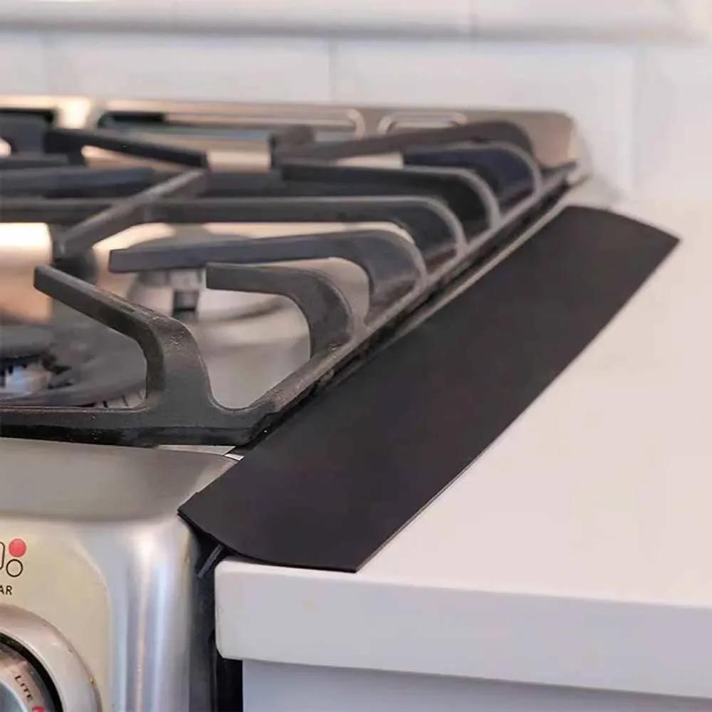 1/2 PCS silicone sealing strip, high temperature resistant gap strip for stove. Water, oil, and dust blocking strips