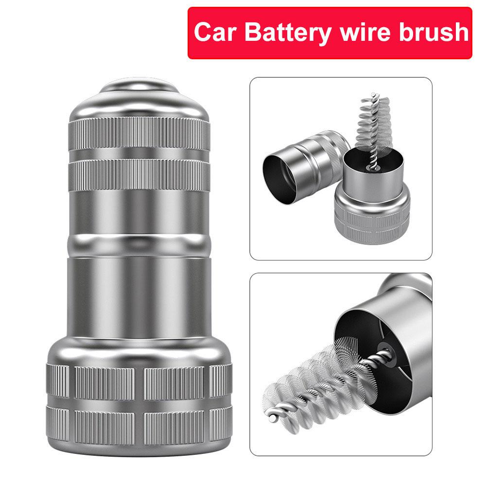 Čisticí kartáčky na póly baterie Čistič pólů terminálu Čisticí kartáč na kabel terminálu Drátěný kartáč na autobaterii