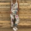 Peto de verano marca ZANZEA para mujer en algodón, de tirantes con pantalón suelto y estampado floral vintage