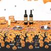 Pumpkin Ghost Bat Spider Snowman Dining Table Cover Disposable Tablecloth  Festival Party