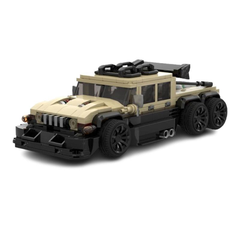 568-piece small particle building blocks, new truck and car MOC vehicle construction model, boys' toy gift.