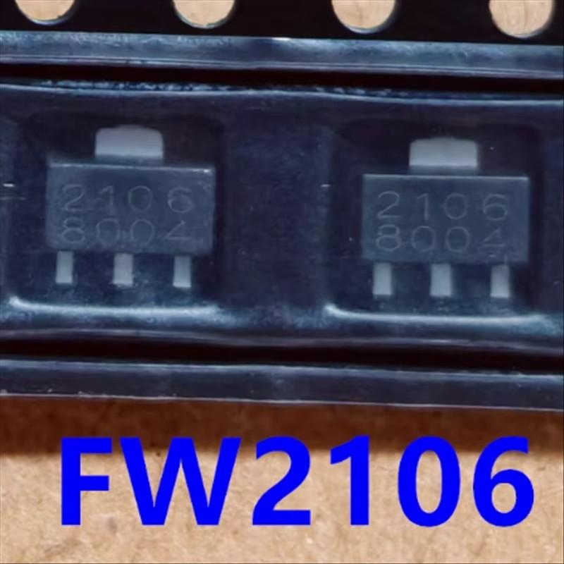 

5PCS FW2106 screen printing 2106 SOT89 0.05-4.0GHZ high linear gain amplifier flux technology chip